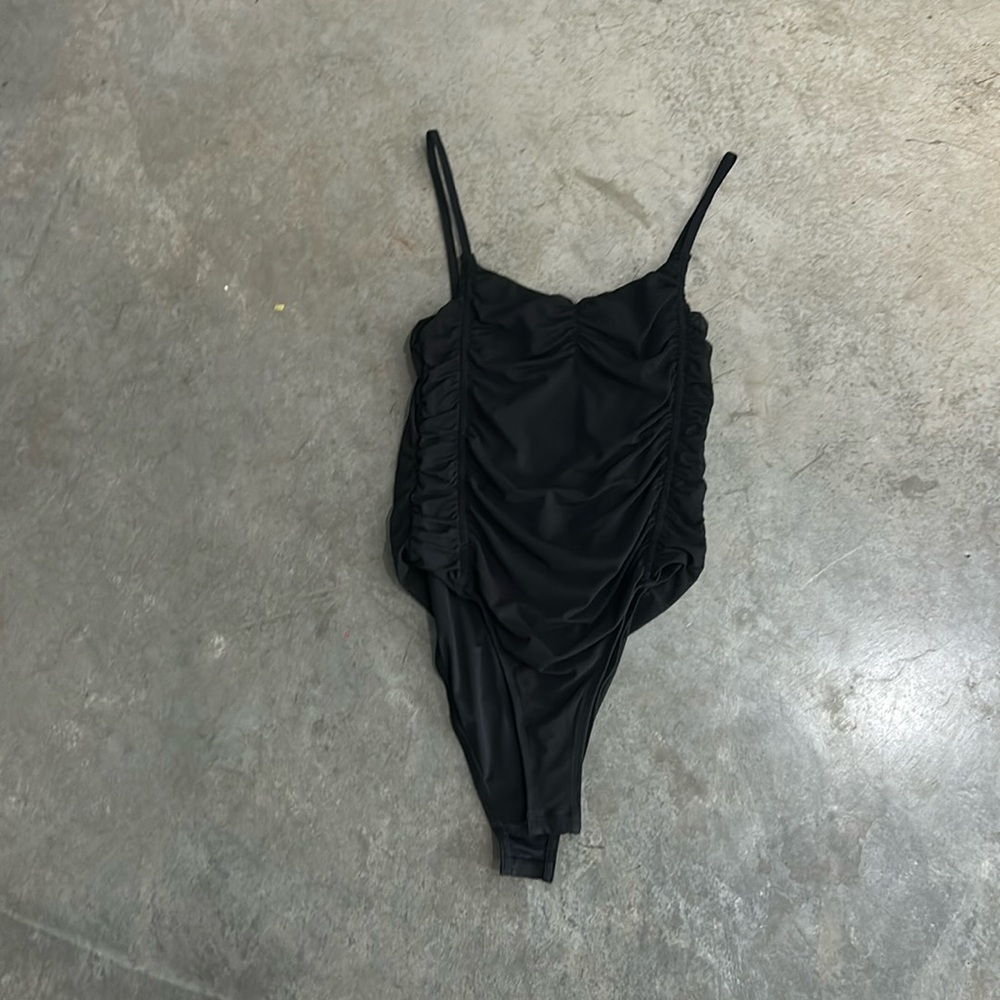 Black tank bodysuit